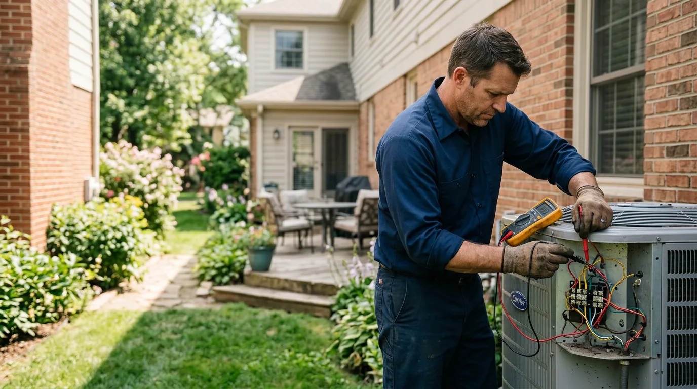 HVAC technician working near Danbury, CT